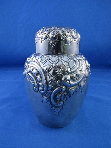 16. Sterling Tea Caddy,Stowel & Co.